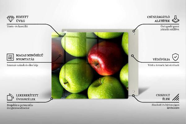 Zaščitna plošča za štedilnik Sočna jabolka