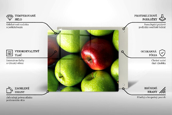 Zaščitna plošča za štedilnik Sočna jabolka