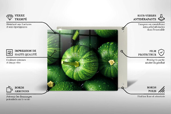 Zaščitna plošča za štedilnik Zelene buče