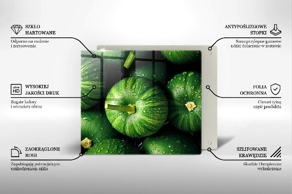 Zaščitna plošča za štedilnik Zelene buče