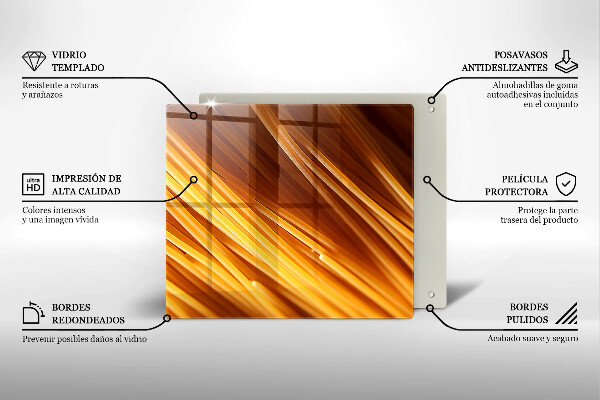 Zaščitna plošča za štedilnik Špageti testenine