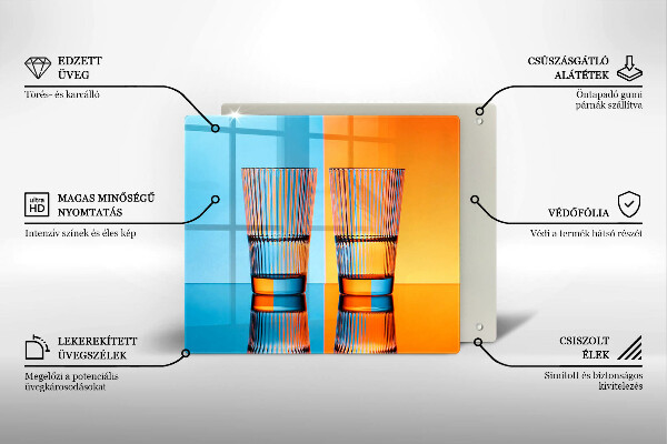 Zaščitna plošča za štedilnik Dva kozarca vode