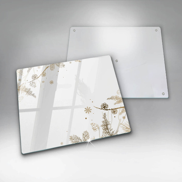 Zaščitna plošča za štedilnik Zimski okraski