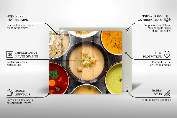 Zaščitna plošča za štedilnik Pisane juhe