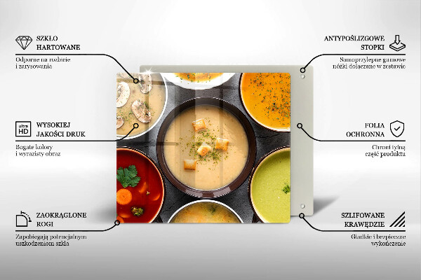 Zaščitna plošča za štedilnik Pisane juhe