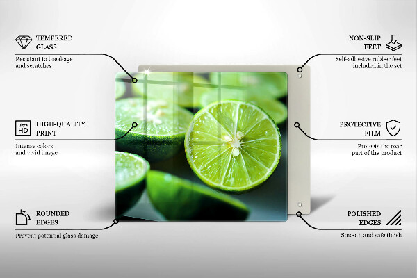 Zaščitna plošča za štedilnik Limeta citrusi