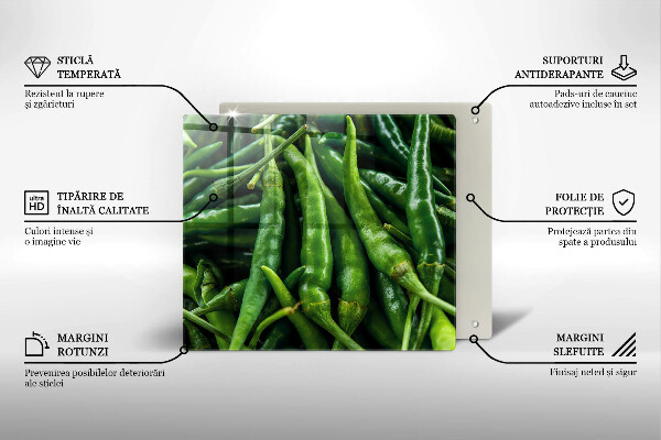 Stenska zaščitna plošča za štedilnik Grahovi stroki