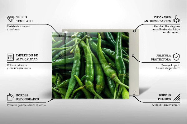 Stenska zaščitna plošča za štedilnik Grahovi stroki