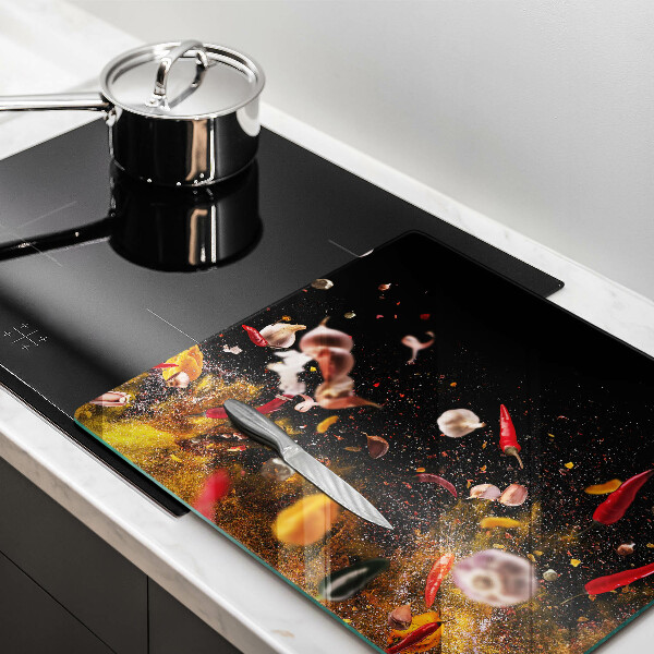 Stenska zaščitna plošča za štedilnik Pekoče začimbe