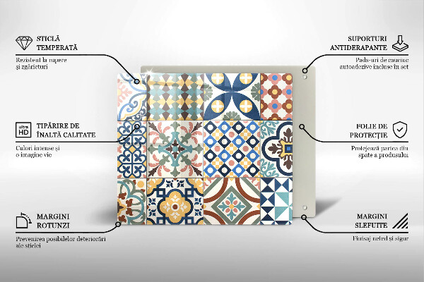 Zaščitna plošča za štedilnik Dekorativne ploščice