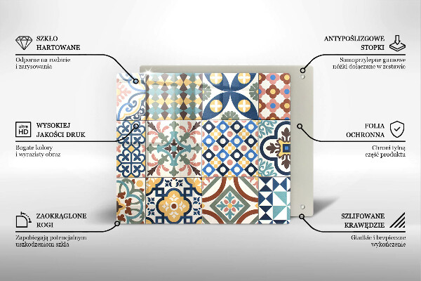 Zaščitna plošča za štedilnik Dekorativne ploščice