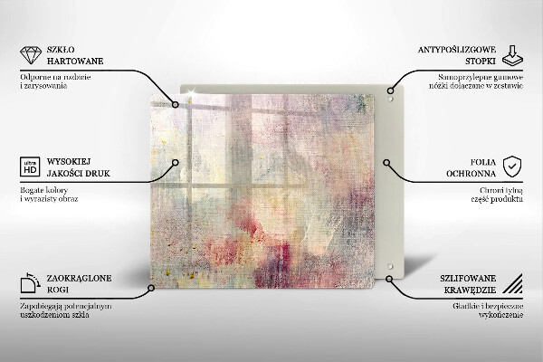 Zaščitna plošča za štedilnik Barva teksture ozadja