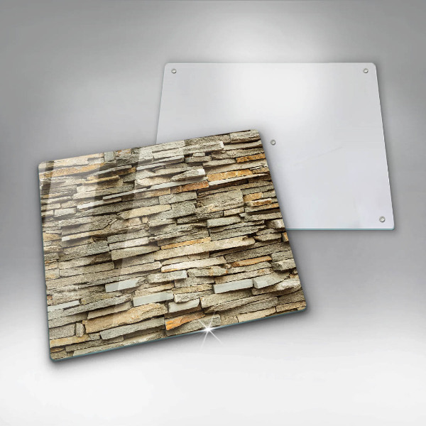 Zaščitna plošča za štedilnik Dekorativni kamni