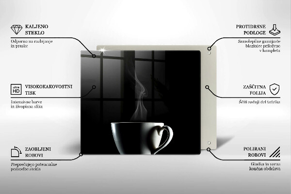 Zaščitna plošča za štedilnik Skodelica čaja