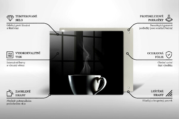 Zaščitna plošča za štedilnik Skodelica čaja