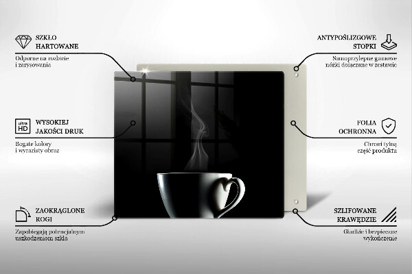 Zaščitna plošča za štedilnik Skodelica čaja