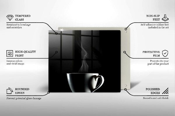 Zaščitna plošča za štedilnik Skodelica čaja