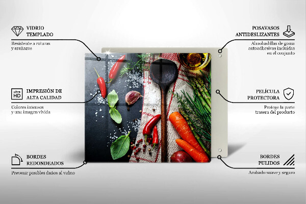 Zaščitna plošča za štedilnik Kuhinjska hrana