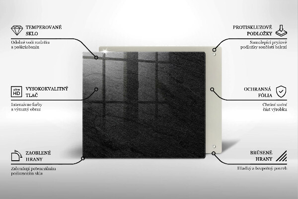 Zaščitna plošča za štedilnik Kamnita tekstura