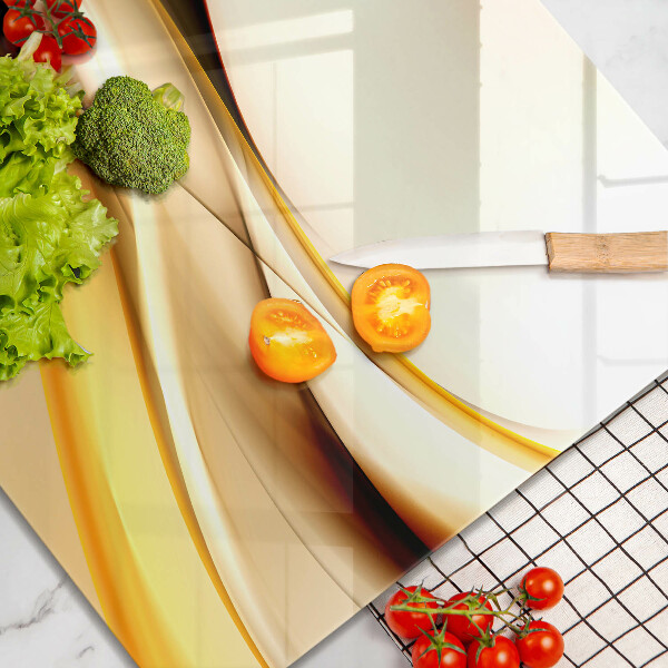 Stenska zaščitna plošča za štedilnik Abstraktne črte dima