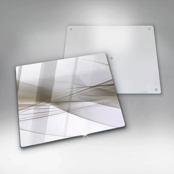 Zaščitna plošča za štedilnik Oblikovanje abstraktnih črt