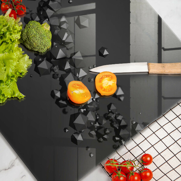 Zaščitna plošča za štedilnik Abstrakcija 3D oblik