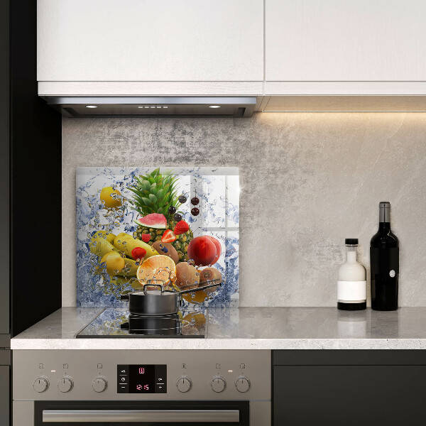 Zaščitna plošča za štedilnik Sočno sadje in voda