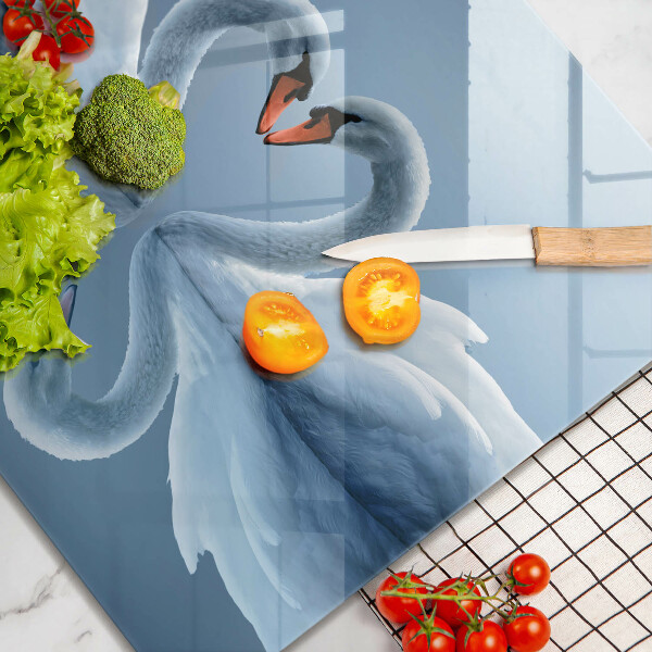 Zaščitna plošča za štedilnik Dva labodja srca