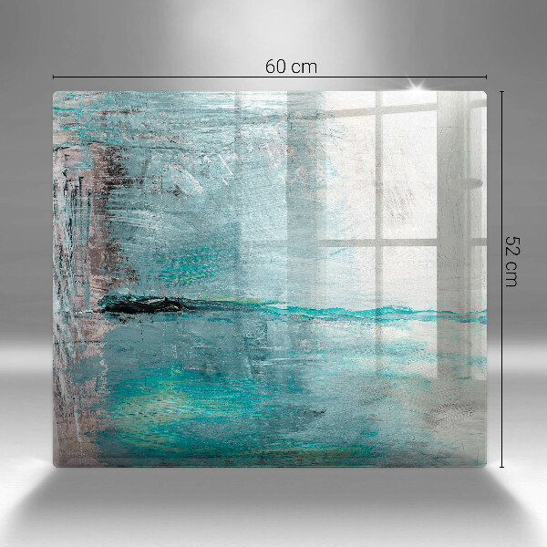 Stenska zaščitna plošča za štedilnik Pobarvaj abstrakcijsko ozadje