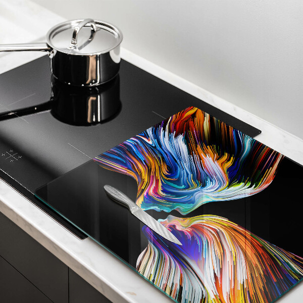 Stenska zaščitna plošča za štedilnik Abstrakcija poljuba