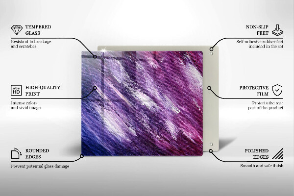 Stenska zaščitna plošča za štedilnik Barvna abstrakcija