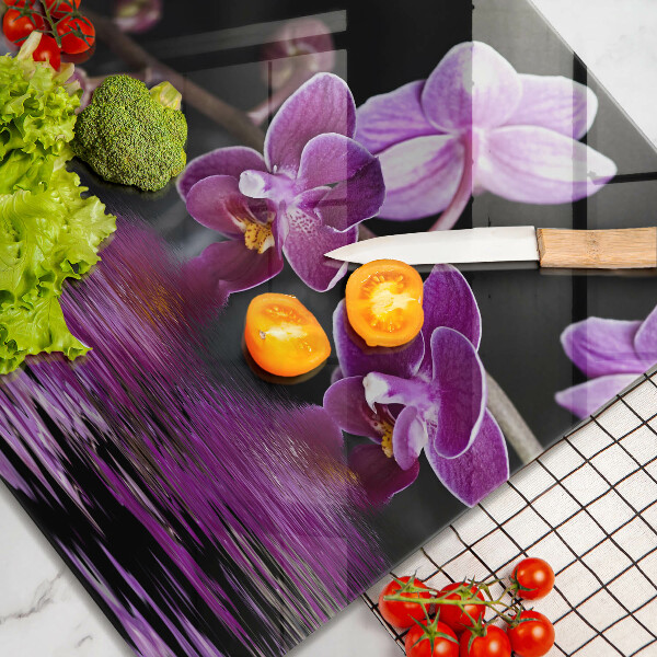 Zaščitna plošča za štedilnik Zen voda za orhideje