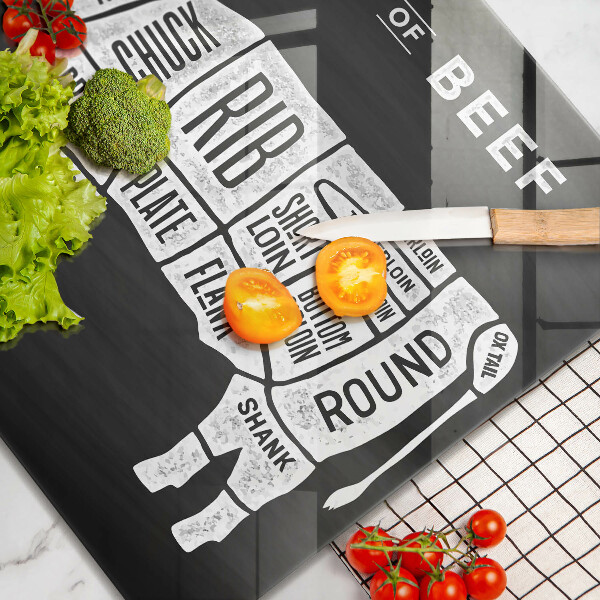 Zaščitna plošča za štedilnik Govedina iz kravjega mesa