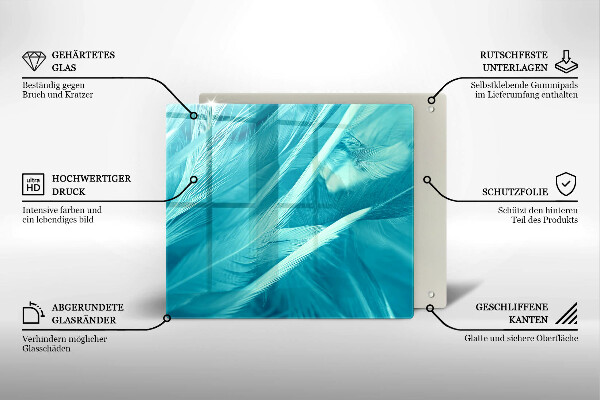 Zaščitna plošča za štedilnik Nežno perje