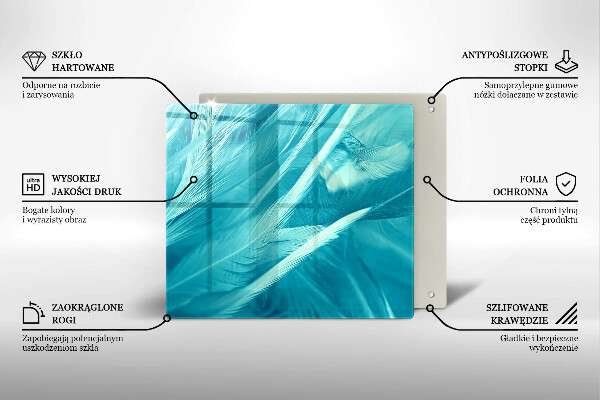 Zaščitna plošča za štedilnik Nežno perje