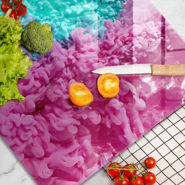 Zaščitna plošča za štedilnik Turkizno-roza dim