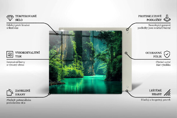 Zaščitna plošča za štedilnik Lagunska pokrajina