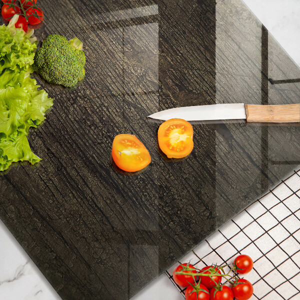 Zaščitna plošča za štedilnik Tekstura lesnega lubja