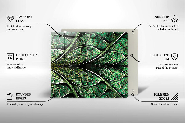 Zaščitna plošča za štedilnik Zgradba listnih žil