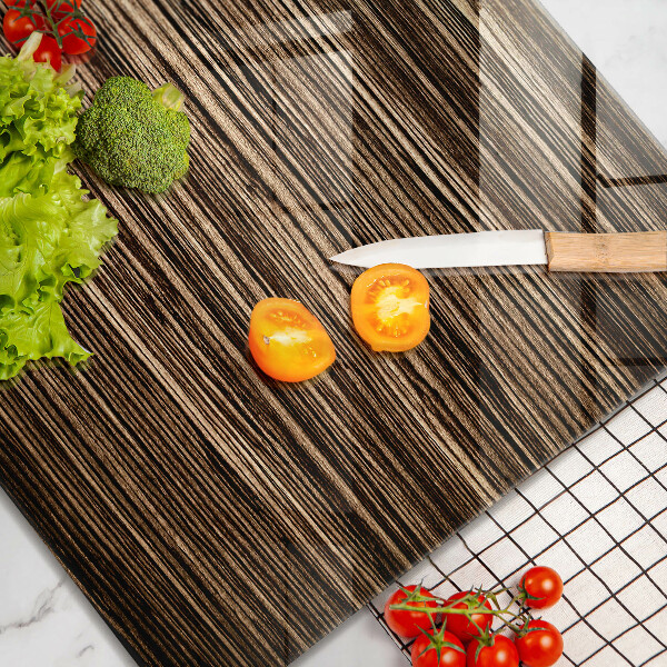 Stenska zaščitna plošča za štedilnik Tekstura lesa