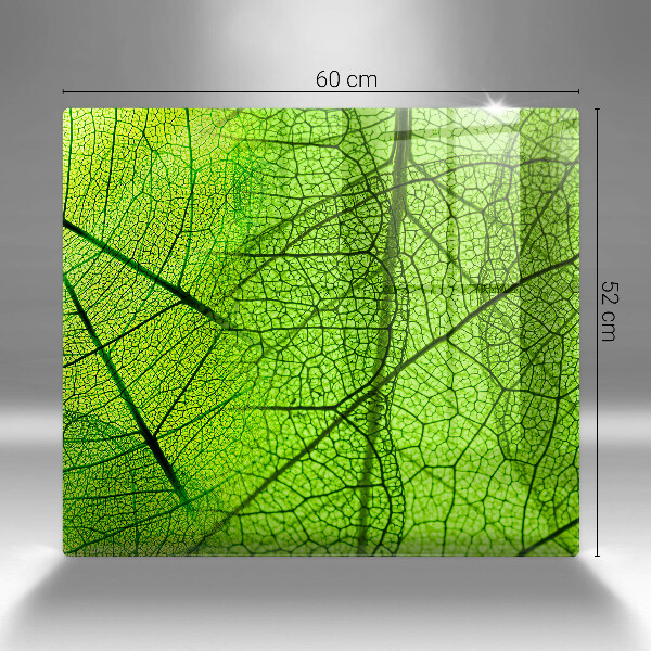 Stenska zaščitna plošča za štedilnik Naravne listne žile