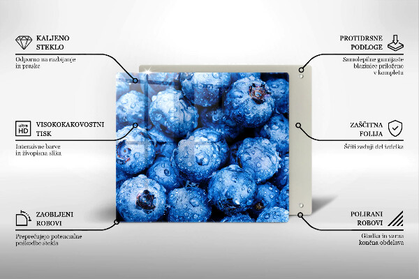 Zaščitna plošča za štedilnik Sočne borovnice