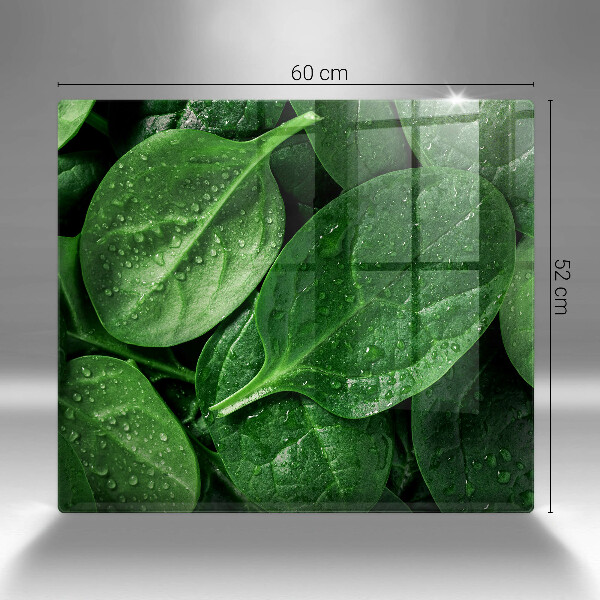 Zaščitna plošča za štedilnik Listi bazilike