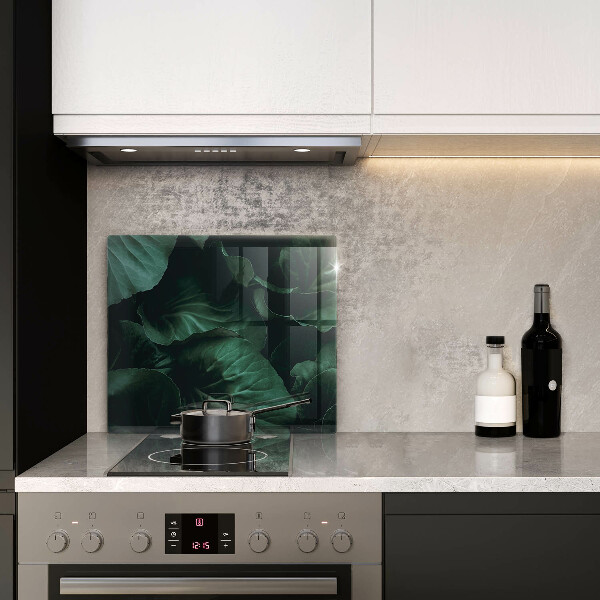 Zaščitna plošča za štedilnik Divji temni listi