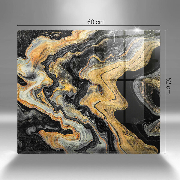 Stenska zaščitna plošča za štedilnik Abstraktna struktura