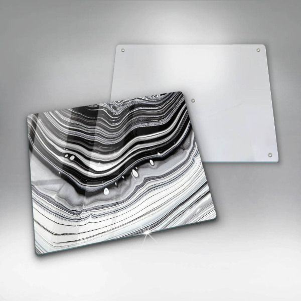 Stenska zaščitna plošča za štedilnik Abstrakcija črnila