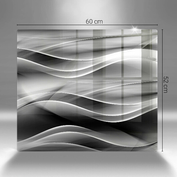 Zaščitna plošča za štedilnik Abstrakcija nežne linije