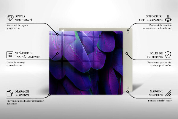 Zaščitna plošča za štedilnik Neonsko perje