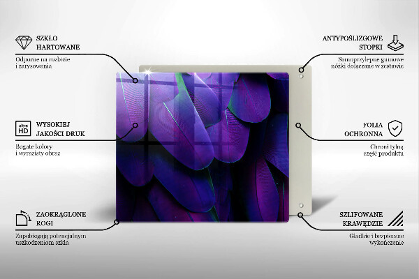 Zaščitna plošča za štedilnik Neonsko perje