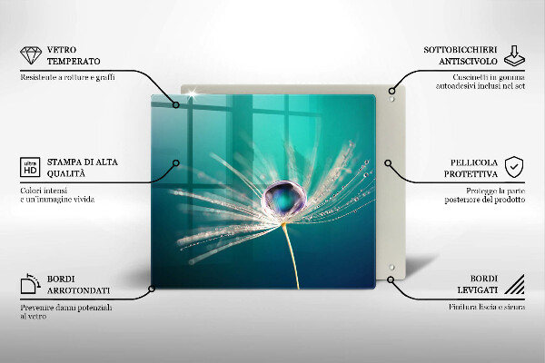 Stenska zaščitna plošča za štedilnik Rosa na regratu